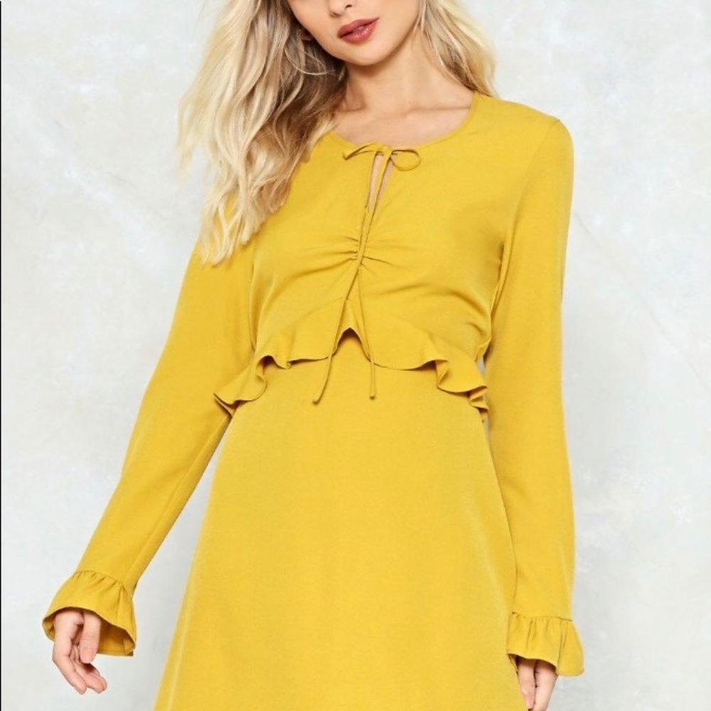 Nasty Gal Yellow Dress